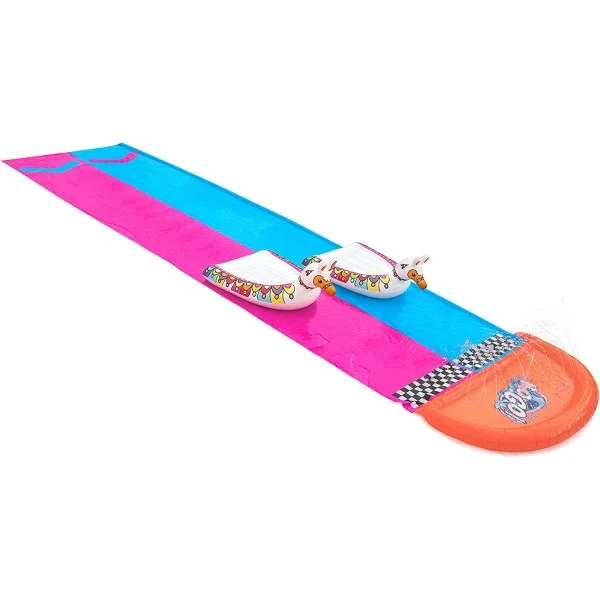 Bestway H2OGO 2 Water Slide with Inflatable Llama Rama Floats 4.88m - 52320